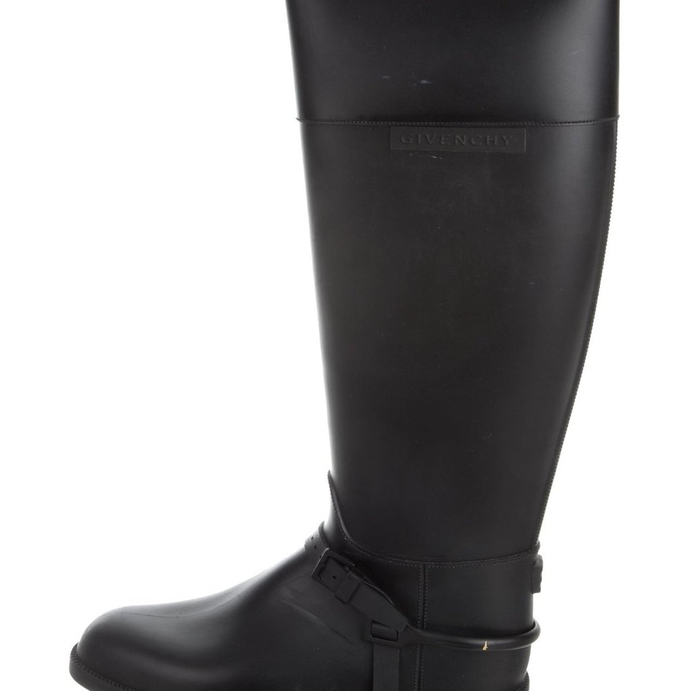 Givenchy round-toe knee rain boots